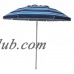 DestinationGear 7 ft. Striped Beach Umbrella with Carry Bag   